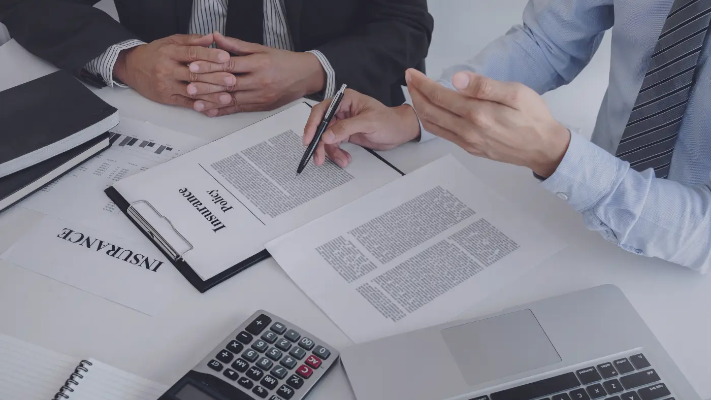 Business owner securing company with Feld Insurance coverage