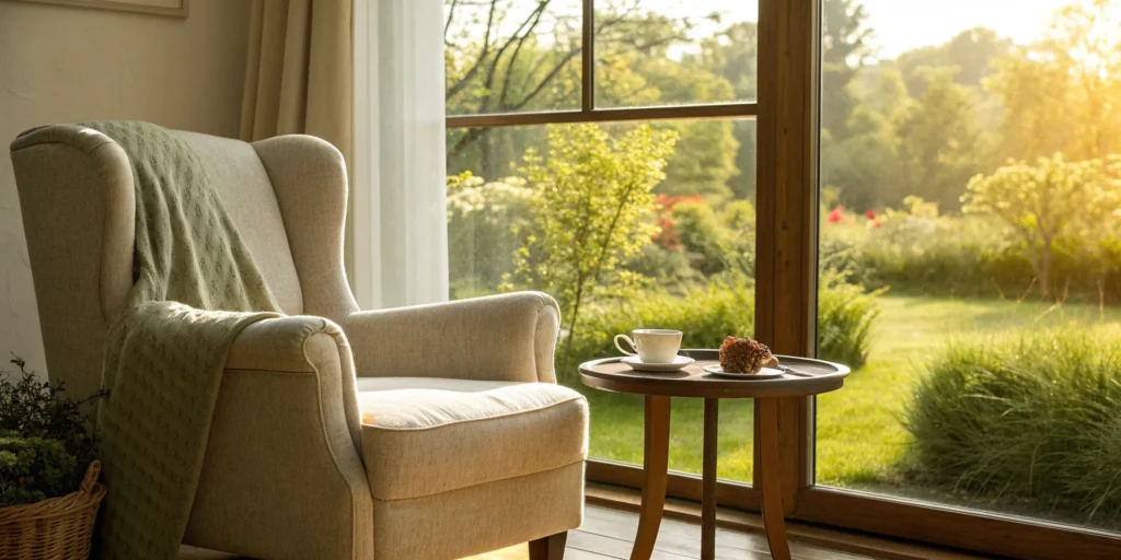 A peaceful setting for deciding between whole life vs term life insurance.