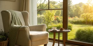 A peaceful setting for deciding between whole life vs term life insurance.