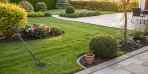 Landscaping business insurance protecting a small company's tools, equipment, and property.