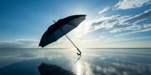 A single umbrella providing liability coverage from a stand alone umbrella insurance policy.