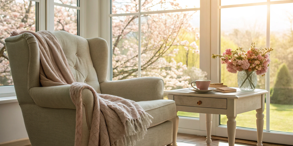 A peaceful home protected by the best term life insurance with living benefits.