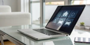 Comparing car and home insurance quotes online for a bundle.