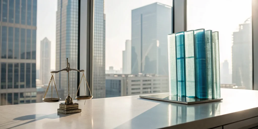 Scales of justice weighing the coverage limits of a general liability policy.
