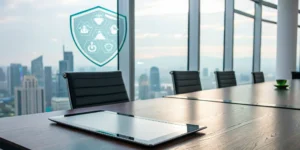 A modern office where a business needs to understand what general liability insurance is.