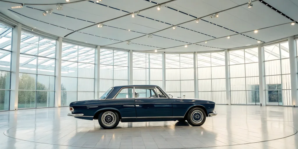 A classic car in showroom condition, its true worth protected by an agreed value policy.